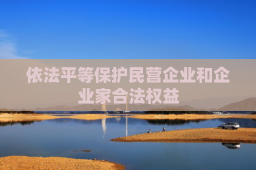 依法平等保护民营企业和企业家合法权益