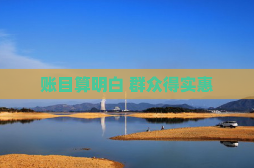 账目算明白 群众得实惠