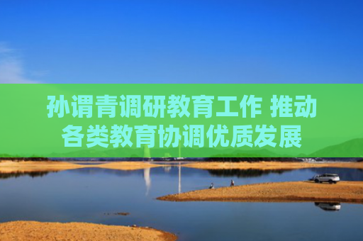孙谓青调研教育工作 推动各类教育协调优质发展