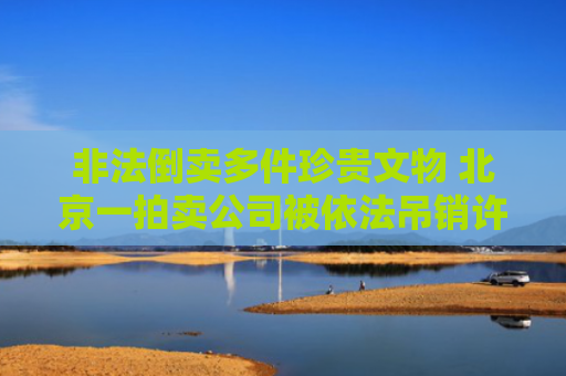 非法倒卖多件珍贵文物 北京一拍卖公司被依法吊销许可证