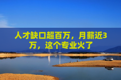 人才缺口超百万，月薪近3万，这个专业火了