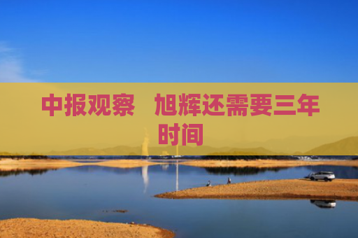 中报观察   旭辉还需要三年时间