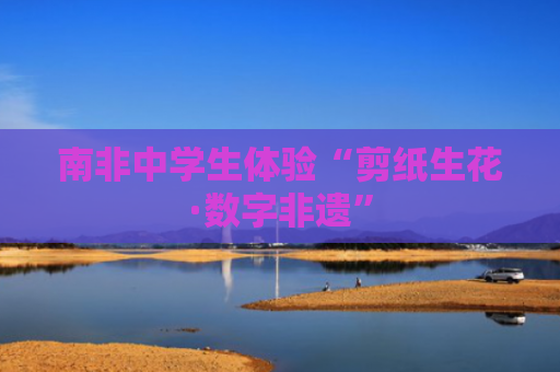 南非中学生体验“剪纸生花·数字非遗”