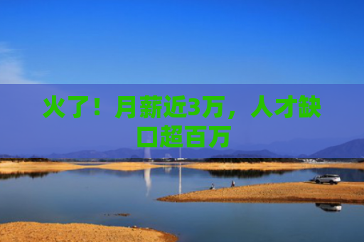 火了！月薪近3万，人才缺口超百万
