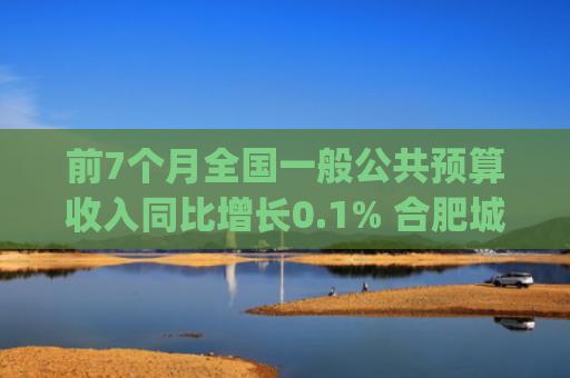 前7个月全国一般公共预算收入同比增长0.1% 合肥城建：拟以自有资产抵押向银行申请贷款21亿|国内新闻(8.20)