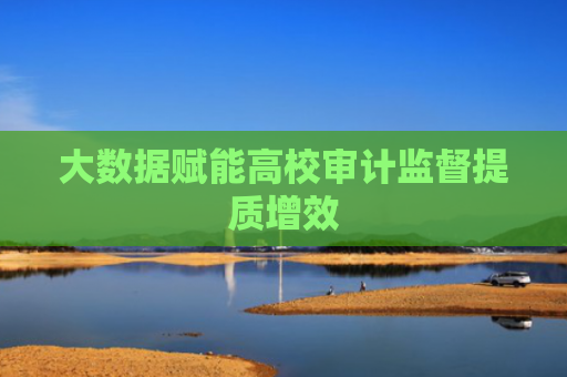 大数据赋能高校审计监督提质增效