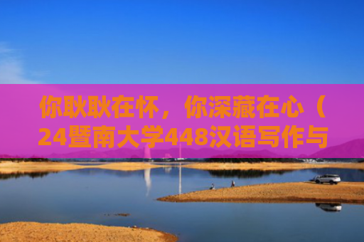 你耿耿在怀，你深藏在心（24暨南大学448汉语写作与百科知识真题）