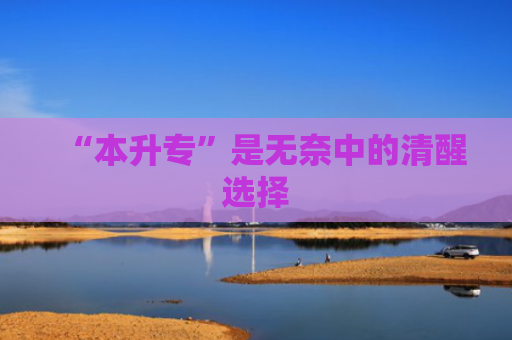 “本升专”是无奈中的清醒选择