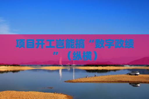 项目开工岂能搞“数字政绩”（纵横）