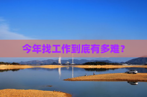 今年找工作到底有多难？