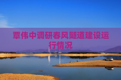 覃伟中调研春风隧道建设运行情况