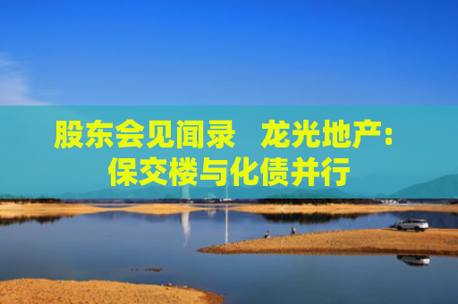 股东会见闻录   龙光地产: 保交楼与化债并行