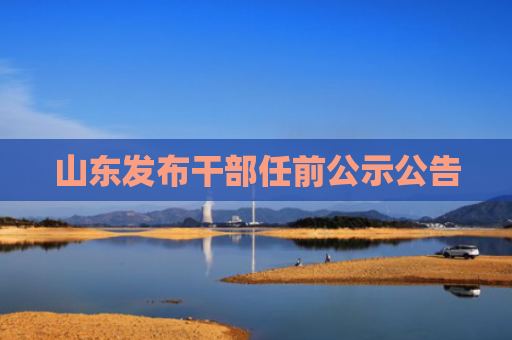山东发布干部任前公示公告