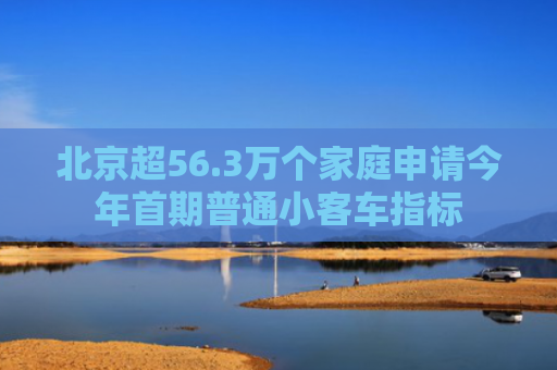 北京超56.3万个家庭申请今年首期普通小客车指标