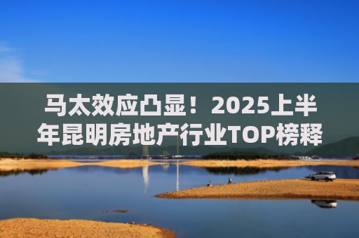 马太效应凸显！2025上半年昆明房地产行业TOP榜释放这些信号