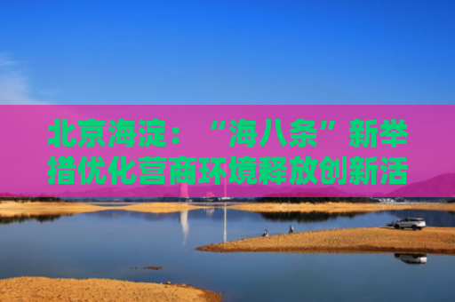 北京海淀：“海八条”新举措优化营商环境释放创新活力