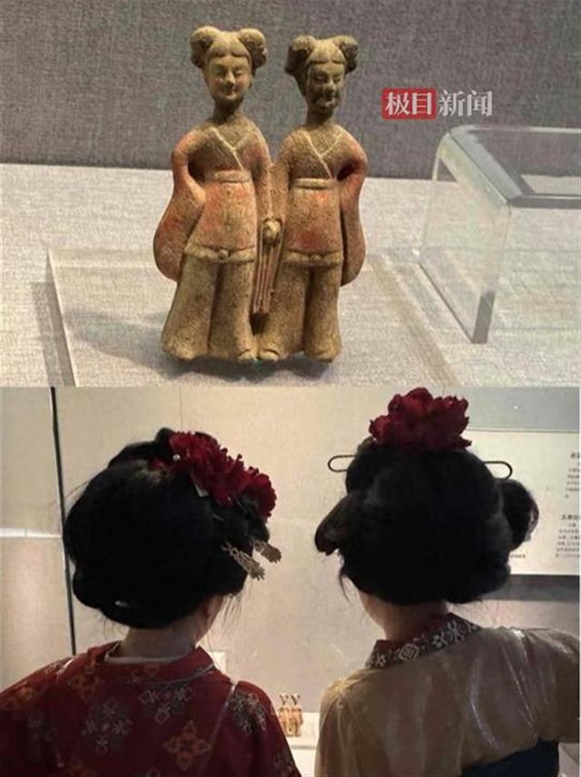 千年陶俑闺蜜被千万网友围观，博物馆：属国家一级文物