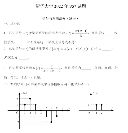 盛世清北：清华830电子信息科学专业基础考研真题深度解析