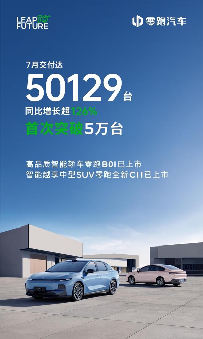 7月新能源战绩点评 零跑霸榜 蔚小理重新排位