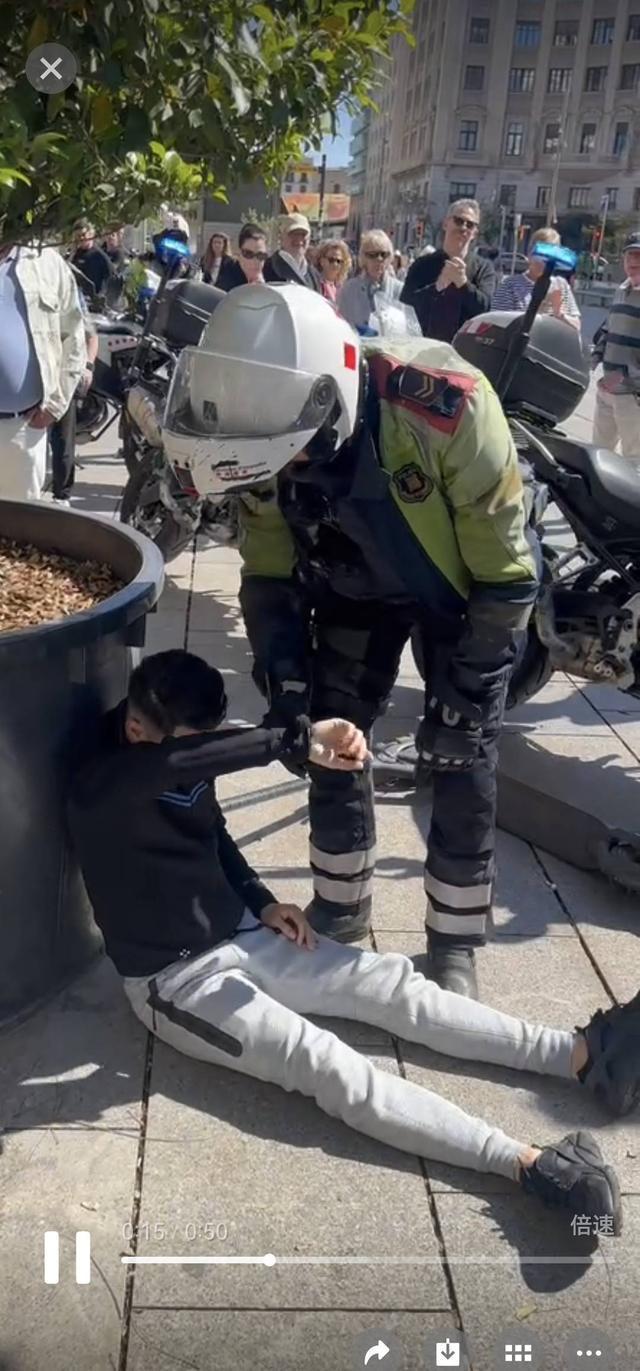 山东小伙回应西班牙裸绞锁喉擒贼：不推荐跟小偷肢体接触