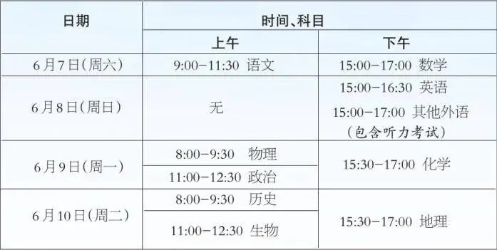 通州5个考点做好准备迎接高考生