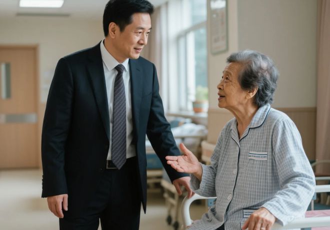 把儿子送养老院__儿子送老捐养老留给太太可以吗