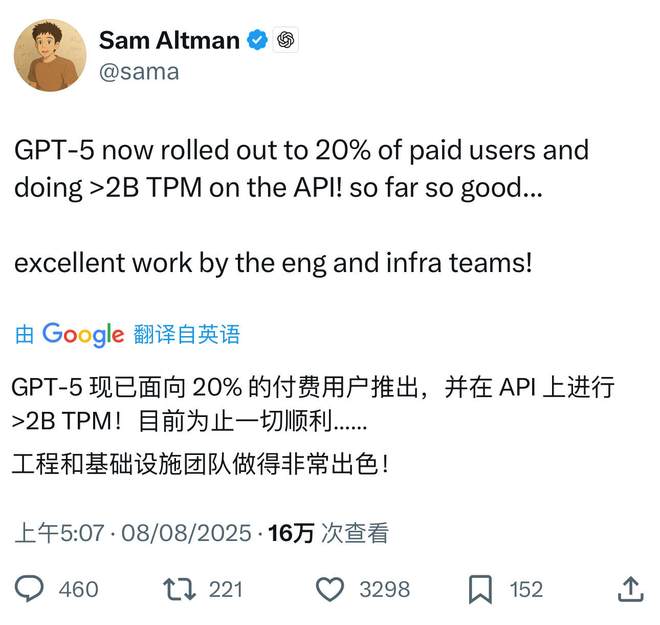 一文看尽 | GPT-5发布：屠榜、免费，但“颠覆”已成过去