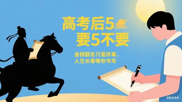 高考后，要注意什么？记住：5要，5不要！