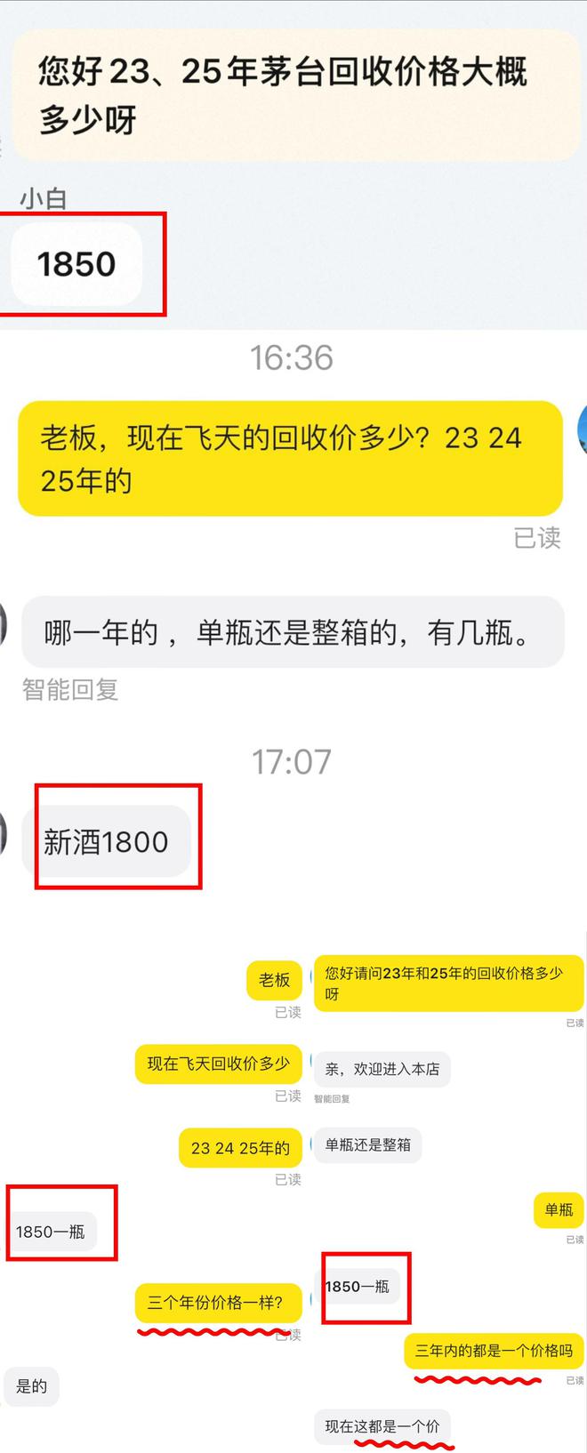 飞天茅台市场价跌破2000元 回收商称只有人卖没有人买