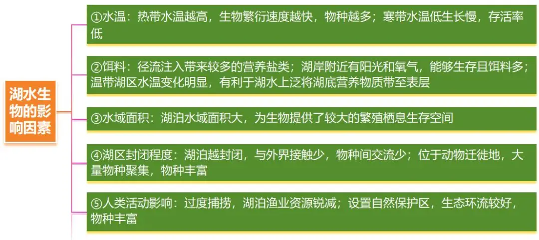 _高中地理湖泊类型及成因_高三地理湖泊专题