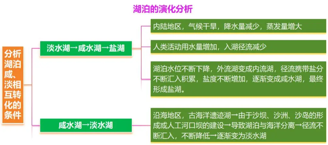 高三地理湖泊专题_高中地理湖泊类型及成因_