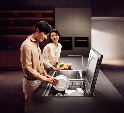 水槽洗碗机如何使用_水槽洗碗机工作原理视频_