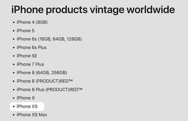 iphone过时产品列表_ios测试版本过期_