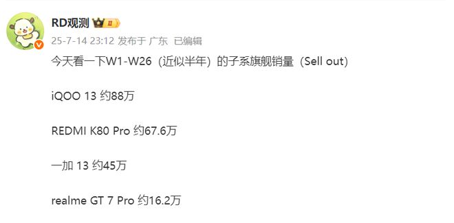 _iQOO13第一，一加13第三，REDMIK80Pro呢？_iQOO13第一，一加13第三，REDMIK80Pro呢？