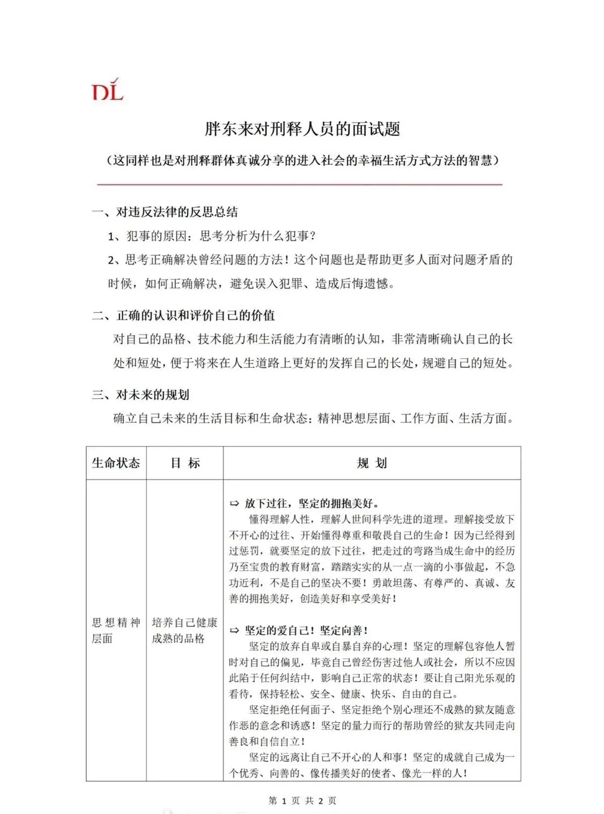 专家谈胖东来提前公布刑释人员面试题：三大部分两页题目设计合理，有充分时间思考