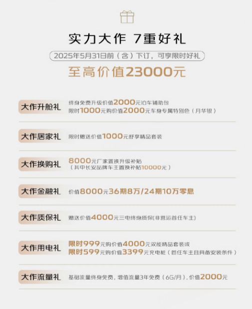 长安启源Q07新车型上市 售价12.98-13.98万元
