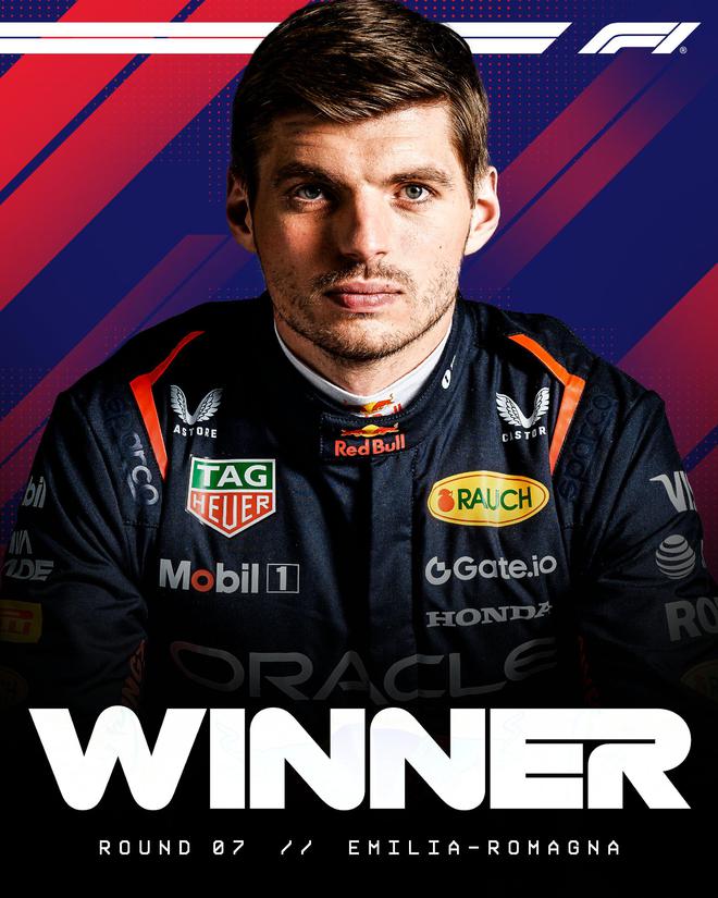 F1罗马涅站:维斯塔潘伊莫拉四连冠!迈凯伦二三带回