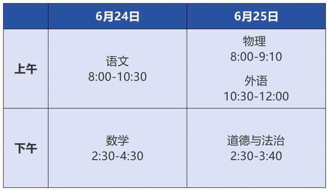 _北京中考各科考试时间_2021北京中考考试顺序