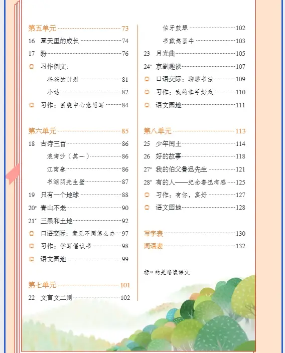 六年级上册统编版电子书语文__六年级上册语文书打印版
