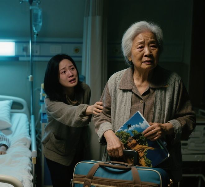 孙女重病儿媳找我求助，我当天出国旅游假装没看到，回家后天塌了