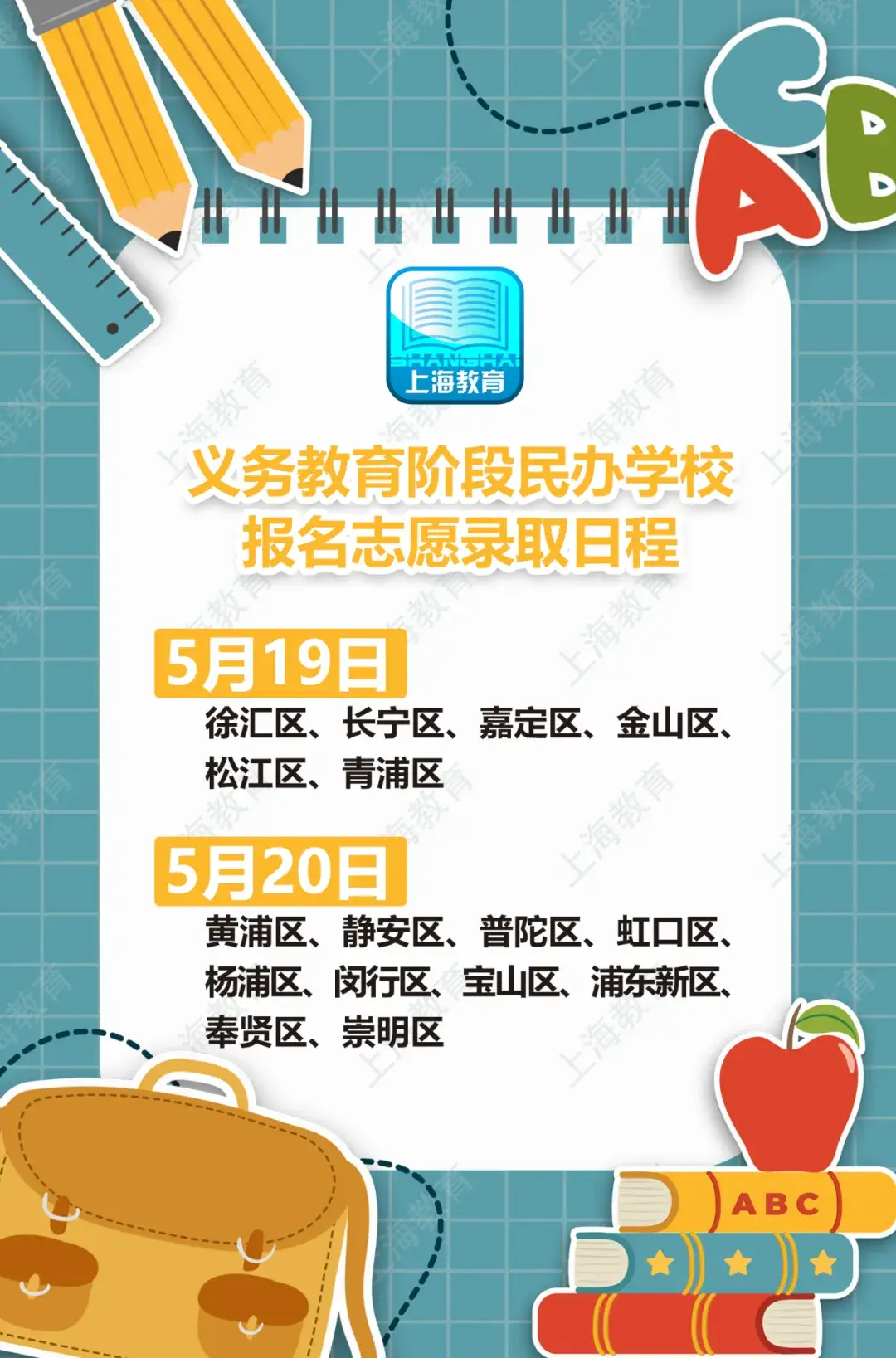 16区全！2025上海民办摇号录取结果汇总！