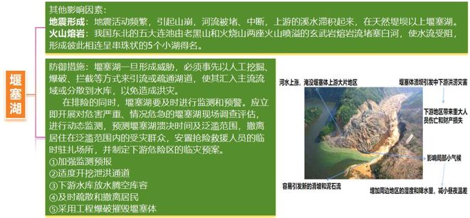 _高考地理微专题16堰塞湖_高考地理微专题16堰塞湖