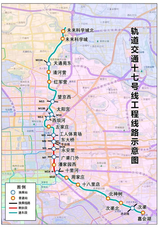 北京地铁17号线中段实现长轨贯通！年底有望开通试运营