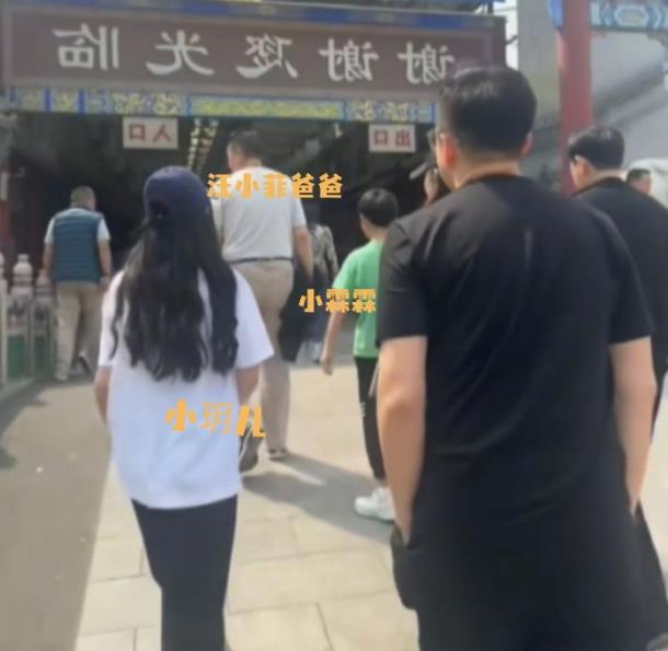 大S女儿逛北京花鸟市场，戴帽子心情愉悦，和弟弟互动很开心