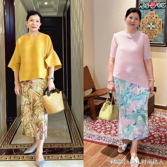 _中年穿裙子如何搭配_打扮中年鞋子优雅高级裙子女人